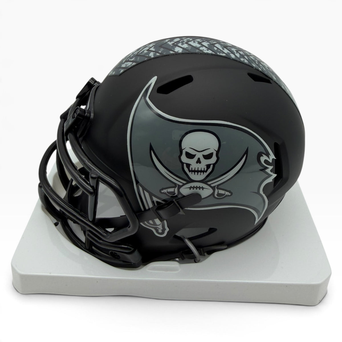 Josiah Trotter Signed Tampa Bay Buccaneers 2026 Salute to Service Night Ops Alternate Speed Mini Helmet