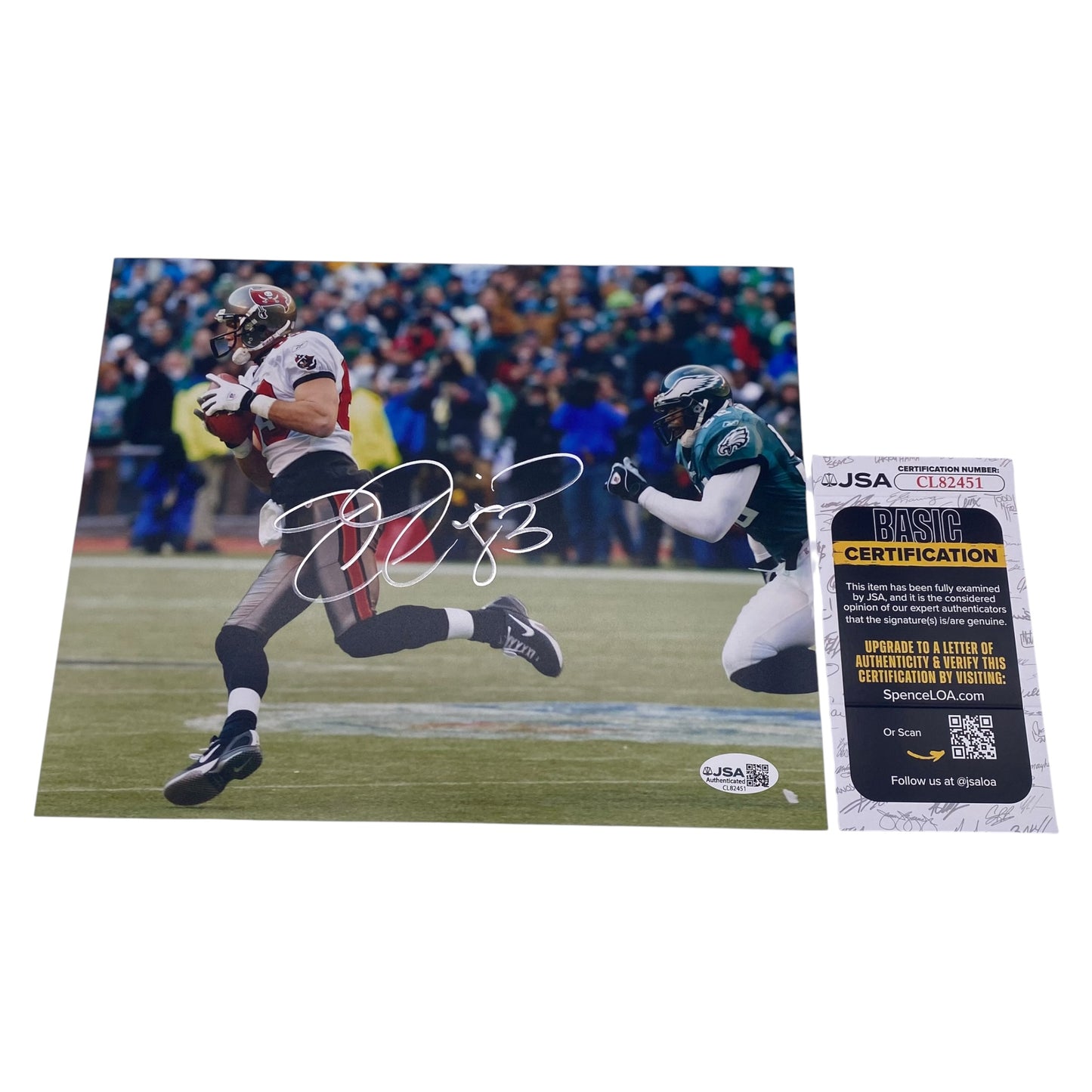 Joe Jurevicius Signed Tampa Bay Buccaneers 8x10 Photo