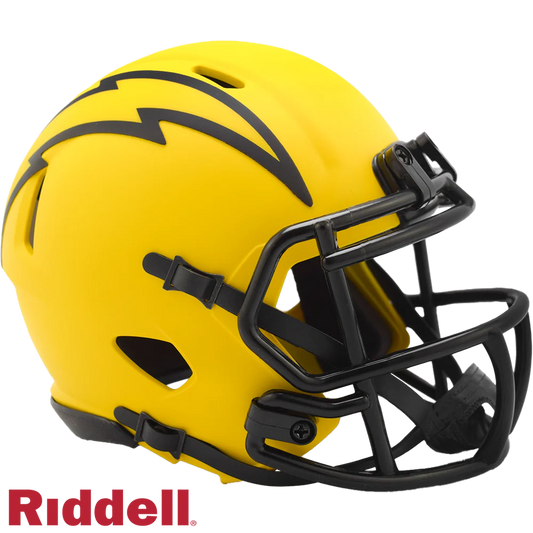 Ladd McConkey Signed Los Angeles Chargers Rave Alternate Speed Mini Football Helmet
