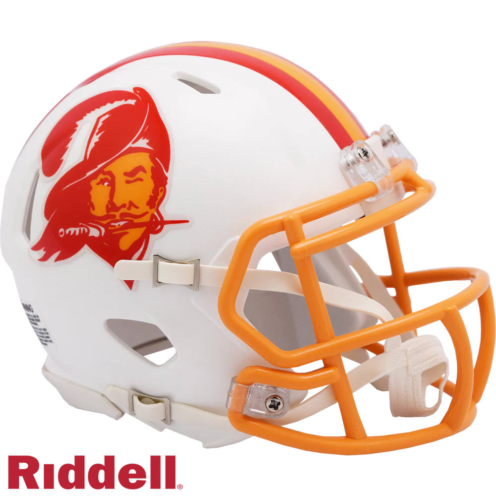 Booger McFarland Signed Tampa Bay Buccaneers Throwback Speed Full Size Authentic Football Helmet