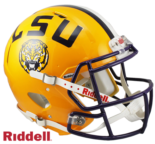 Booger McFarland Signed LSU Tigers Speed Authentic Full Size Football Helmet