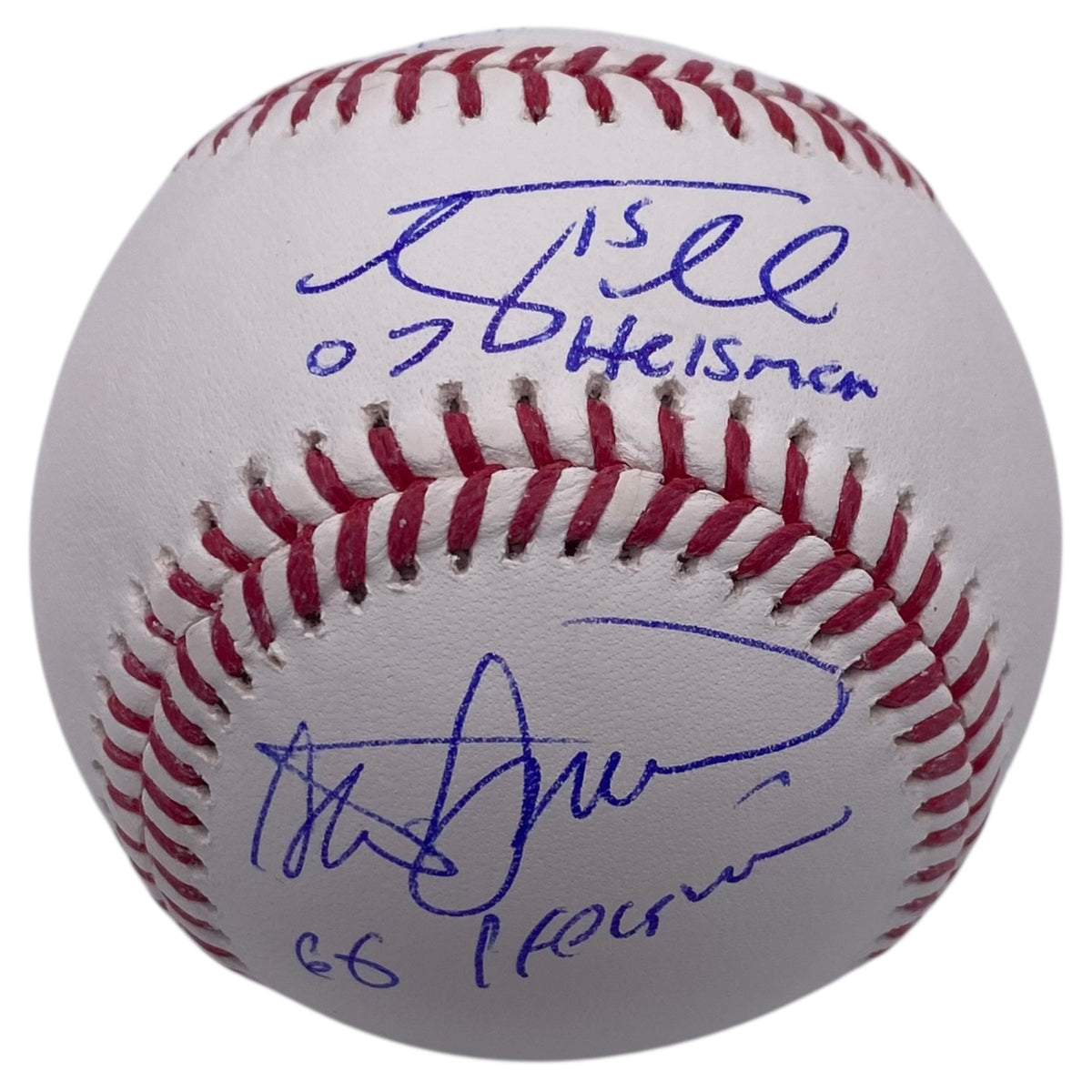 Tim Tebow, Steve Spurrier, Danny Wuerffel Signed Official Major League Baseball Gators Heisman Trophy Winners