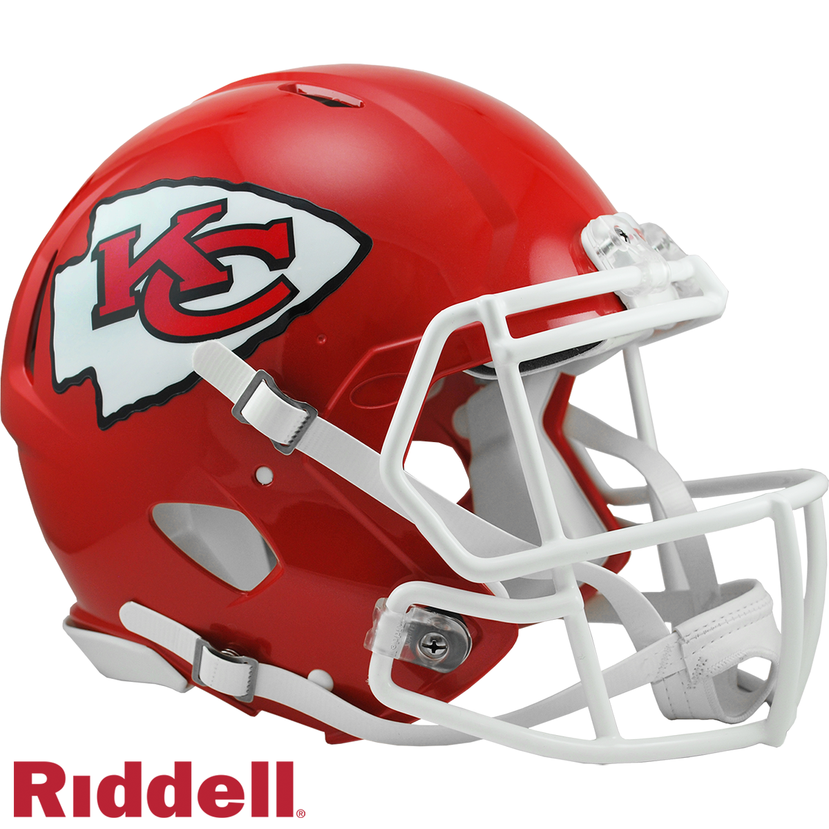 Steve DeBerg Signed Kansas City Chiefs Speed Full Size Replica Football Helmet