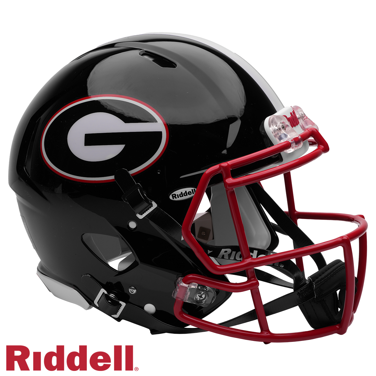 Ladd McConkey Signed Georgia Bulldogs Black Alternate Speed Authentic Full Size Football Helmet