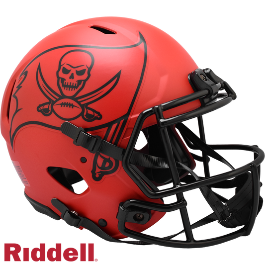 Tez Johnson Signed Tampa Bay Buccaneers Rave Alternate Mini Helmet