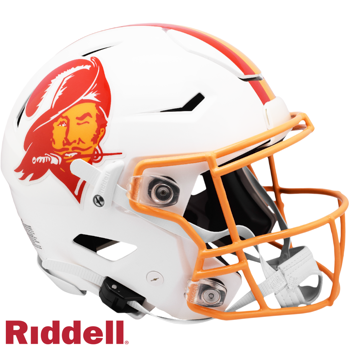 Booger McFarland Signed Tampa Bay Buccaneers Throwback SpeedFlex Full Size Authentic Football Helmet