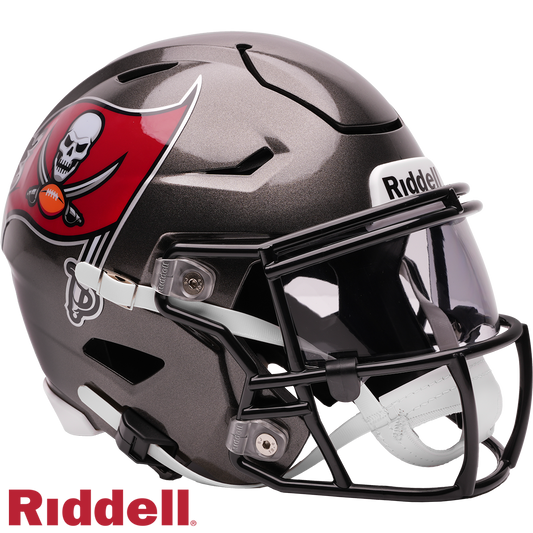 Tez Johnson Signed Tampa Bay Buccaneers MIDI Mid Size SpeedFlex Helmet