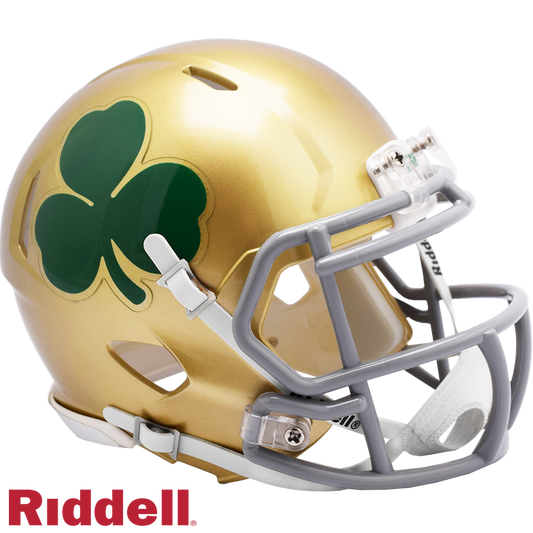 Benjamin Morrison Signed Notre Dame Fighting Irish Speed Mini Football Helmet