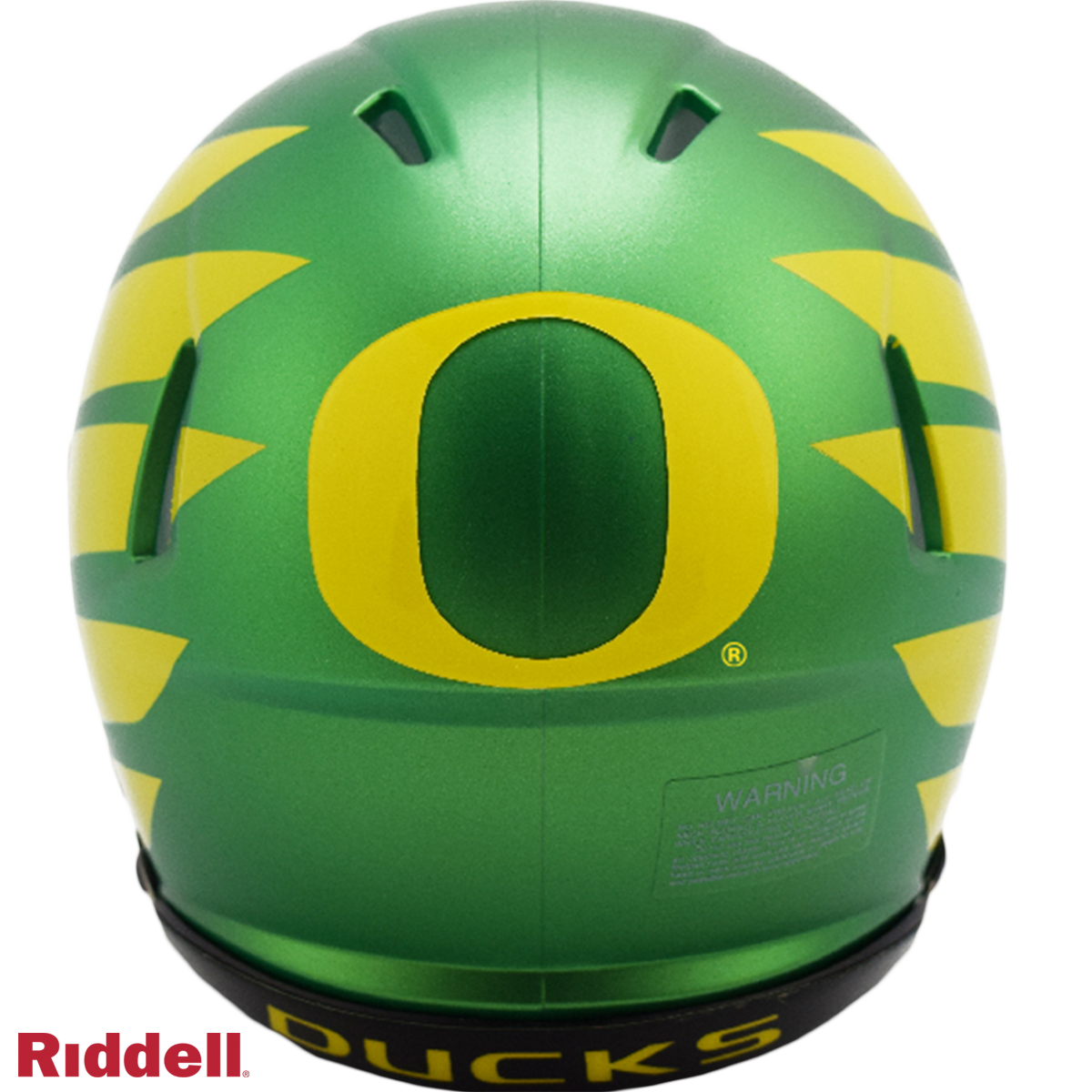 Tez Johnson Signed Oregon Ducks Green Wing Alternate Speed Mini Helmet