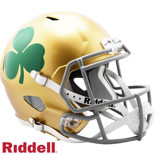 Benjamin Morrison Signed Notre Dame Fighting Irish Speed Full Size Replica Football Helmet