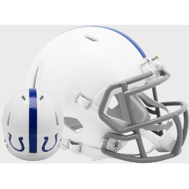 Booger McFarland Signed Indianapolis Colts Horseshoe Alternate Speed Mini Football Helmet